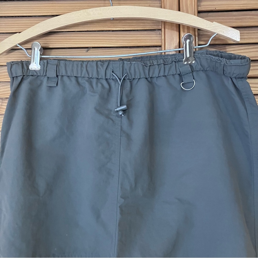 Ardene Graphite Grey Utility Cargo Parachute Longline Maxi Skirt Women’s M - Picture 4 of 10